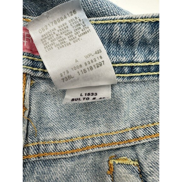 Levis Women's Jeans 15M* 518 Super Low Bootcut  Faded Cotton Western - Picture 7 of 11